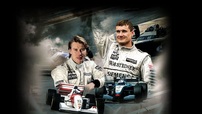 Mika Häkkinen & David Coulthard at the Thebarton Theatre